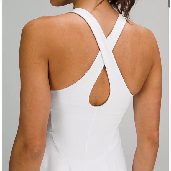 NWT Lululemon White Court Crush Dress - Picture 4 of 11